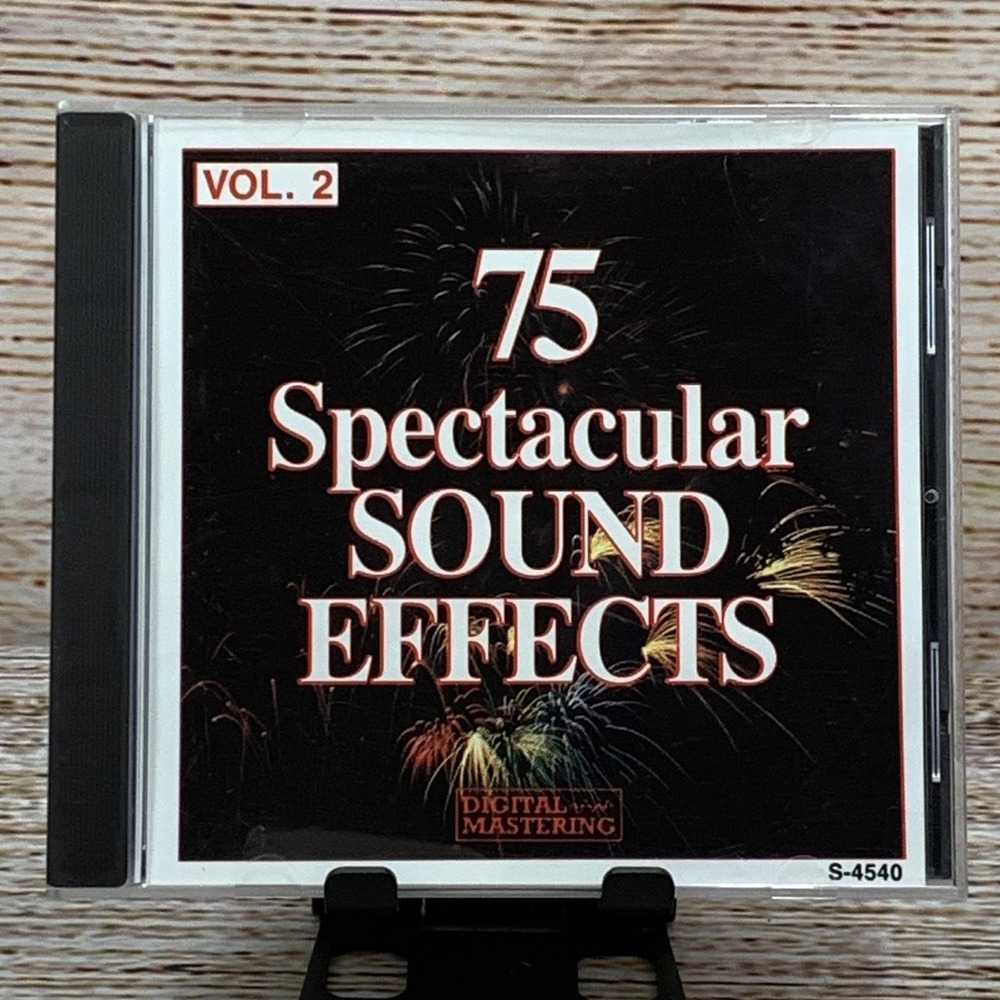 75 Spectacular Sound Effects‎ Vol. 2 [CD] Digital Mastering Rare Collectible